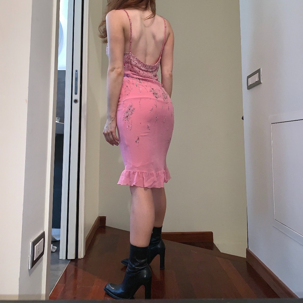 Emanuel Ungaro beaded dress (Early 2000s)